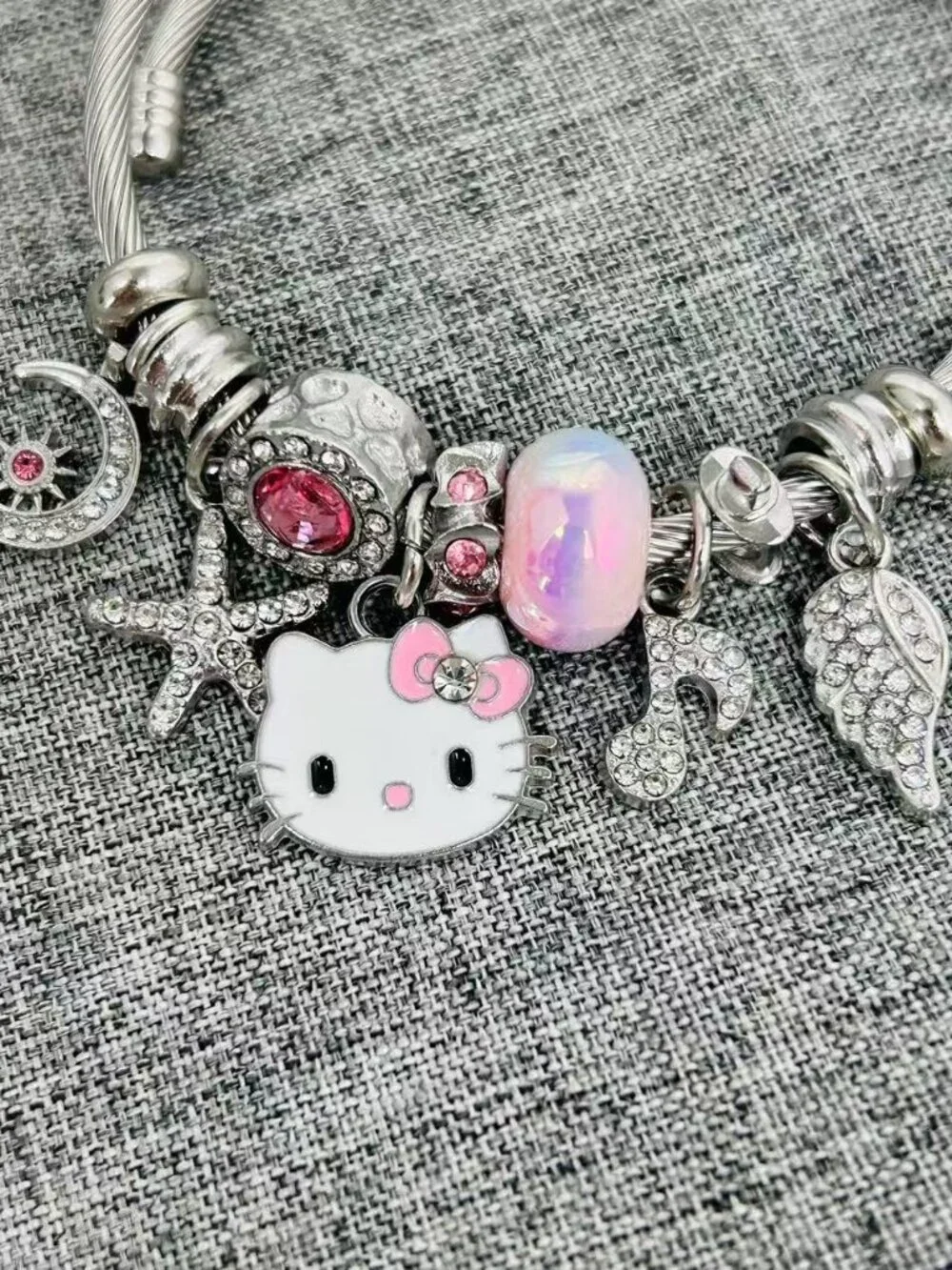 Pink Hello Kitty Bracelet cute